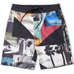 American Eagle Board Shorts Athletic Water Swim Performance Mens Sz S California